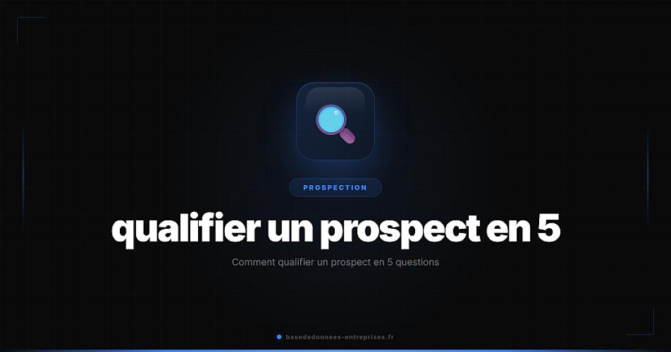 Comment qualifier un prospect en 5 questions