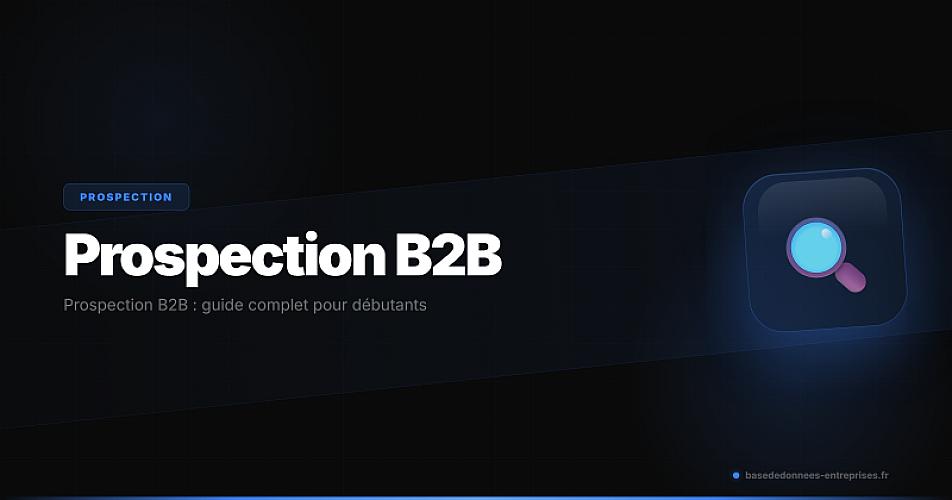 Prospection B2B : guide complet pour débutants