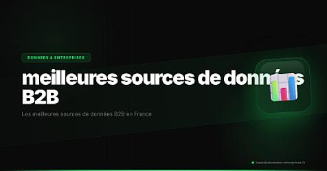 Les meilleures sources de données B2B en France